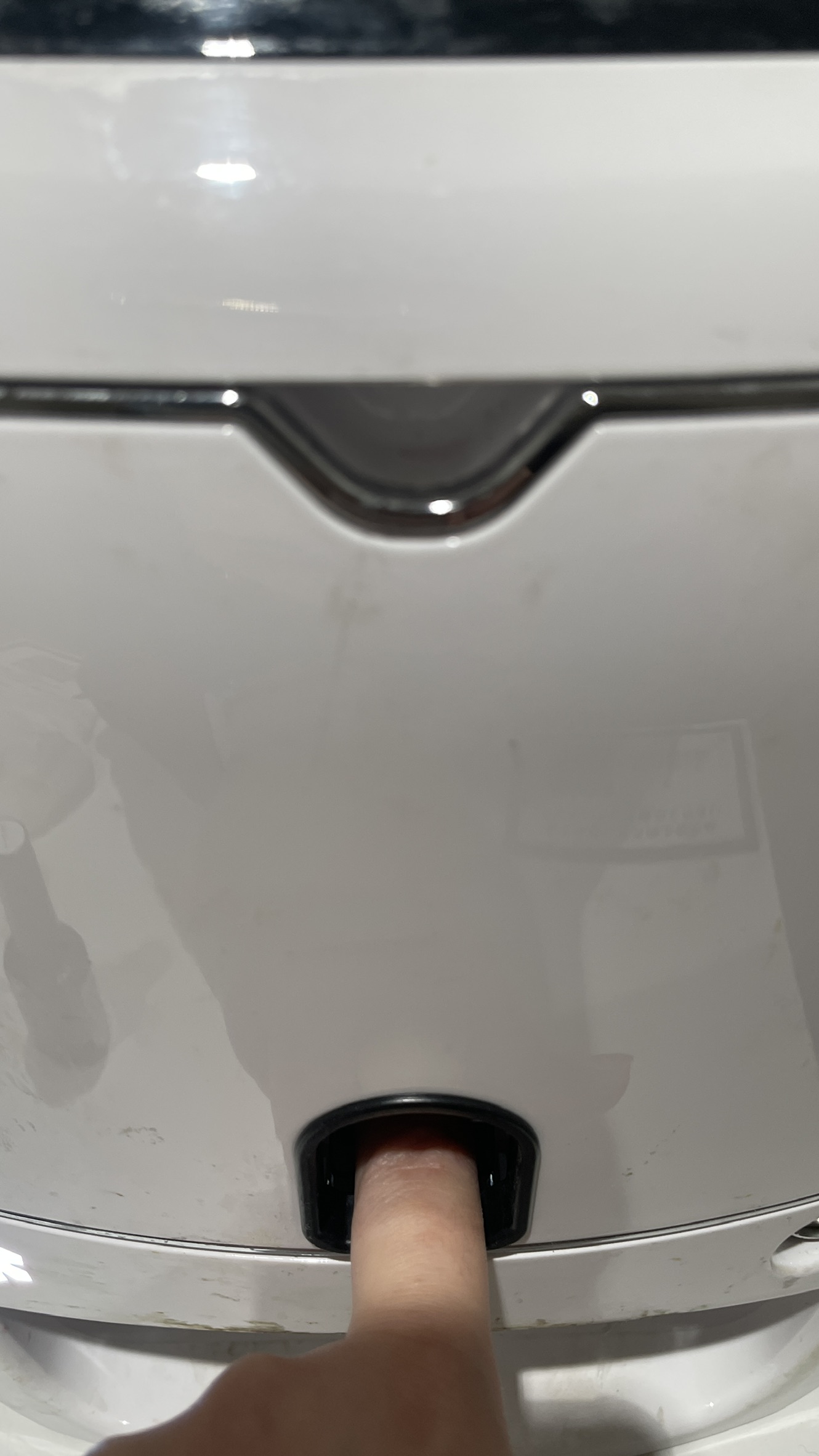 ネイルプリンター：指のセット位置